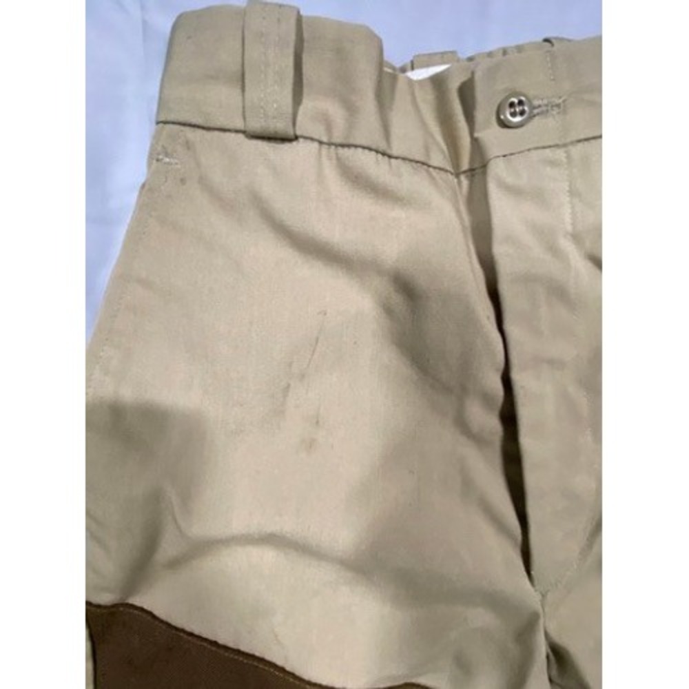 VTG Rattlers Brush Pants Womens Juniors Tan Brown Two Tone High Waist Western - Picture 11 of 14